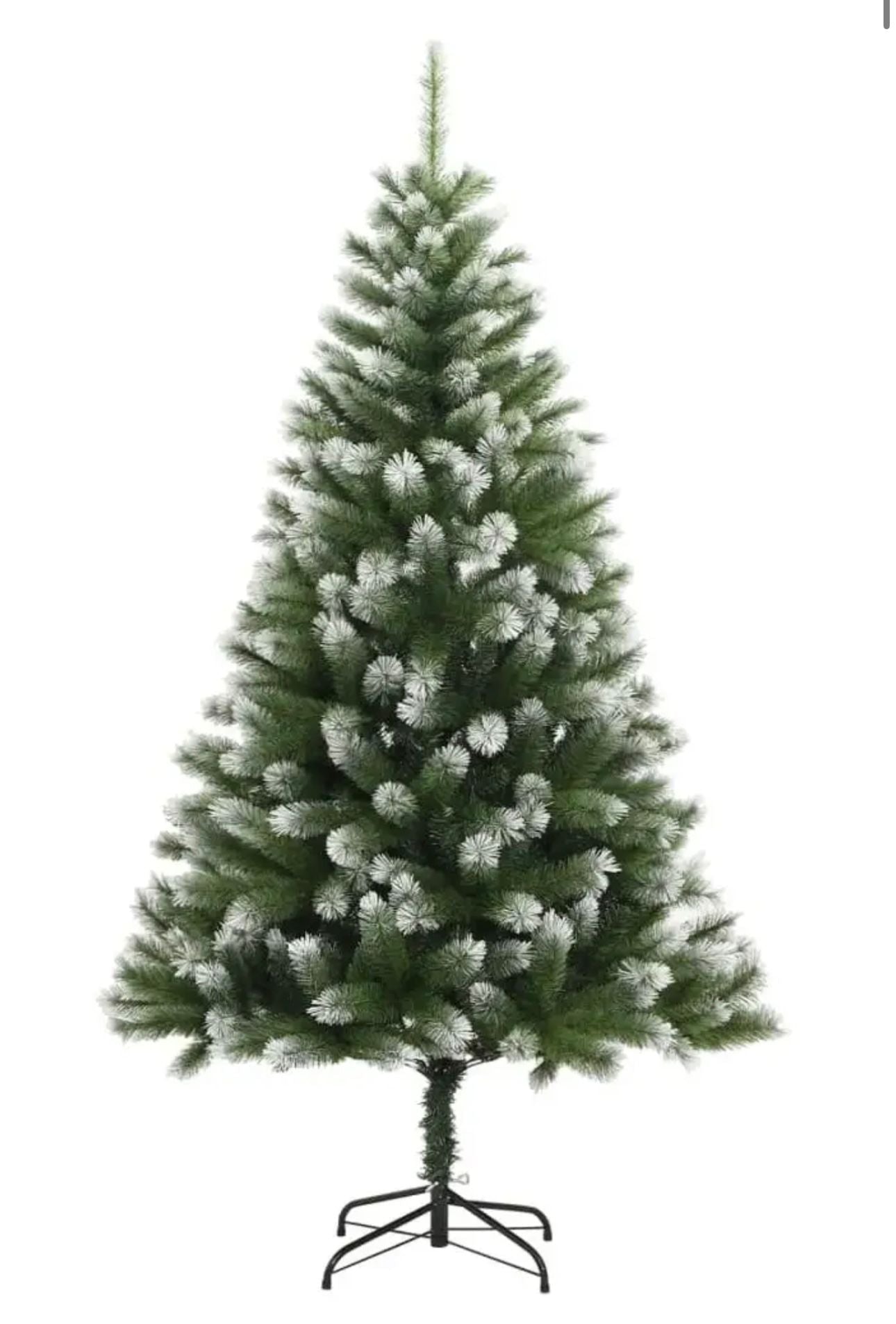 Brad artificial de Crăciun cu efect de zăpadă 180cm