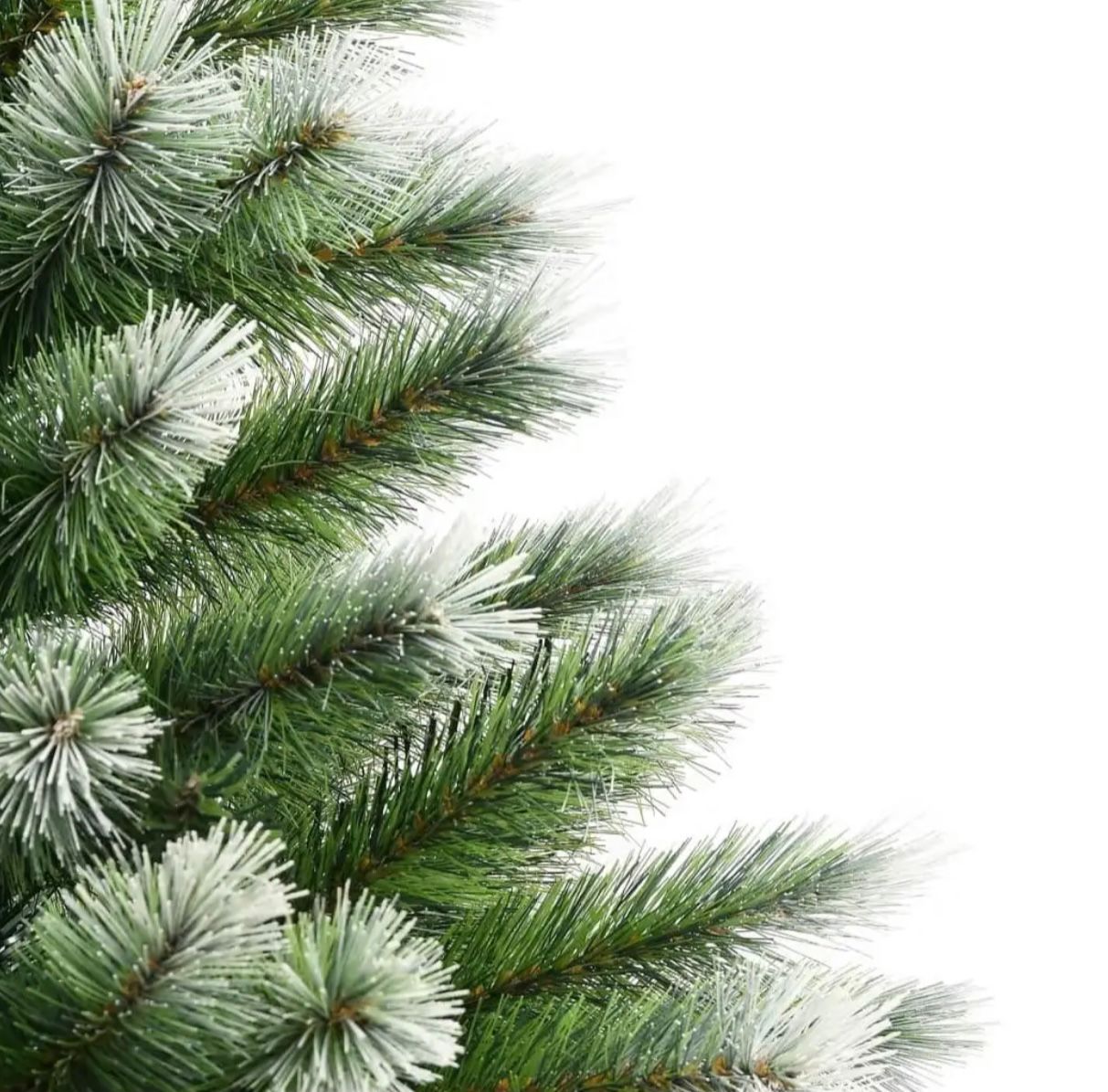 Brad artificial de Crăciun cu efect de zăpadă 180cm